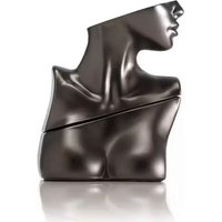 Black sculptural Billie Eilish No. 2 Eau de Parfum bottle shaped like a bust, 30ml size.