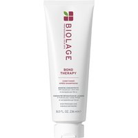 Biolage Bond Therapy Conditioner 236ml in a white tube with red text and green leaf logo.