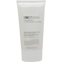 White Biotherm Aquasource Hydra Cleansing Cream tube, 150ml, with gray text and flip-top cap.