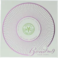 Bond No 9 New York Flowers Eau De Parfum 100ml with pink circular pattern on white box.