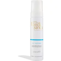 Bondi Sands Self Tan Eraser 200ml, white bottle with gold logo, blue label, and foam pump top.