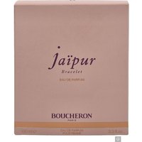 Boucheron Jaipur Bracelet Eau de Parfum 100ml in pink box with elegant purple text and gold accents.