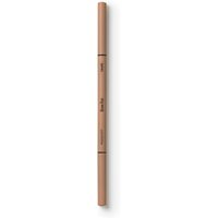 Taupe Browgame Brow Pen, slim dual-ended design, 0.3 g, with black text on a light brown cylindrical body.