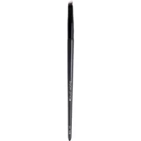 Black Brushworks No. 21 Precise Brow Brush with angled bristles and sleek handle.