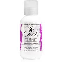 Bumble and bumble Curl Moisturising Shampoo 60ml in white bottle with purple accents and black text.