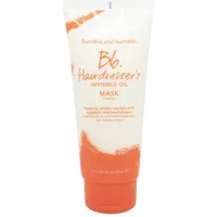 White and orange tube of Bumble and bumble Hairdresser's Invisible Oil Mask, 200ml, with bold orange text.