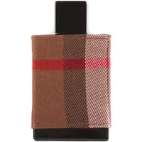 Burberry London For Men Eau De Toilette 100ml, plaid fabric-wrapped bottle with black cap.