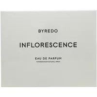 Byredo Inflorescence Eau De Parfum 50ml, minimalist white box with black text branding.