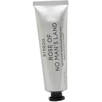 Byredo Rose Of No Man's Land hand cleanser, 30ml silver tube with black cap and bold black text.