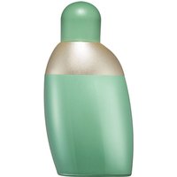 Green and gold Cacharel Eden Eau de Parfum Spray bottle, 30ml, with a rounded cap and sleek, curved design.