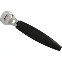 Black-handled callus remover with a silver metal blade by H. Beligné & Fils.