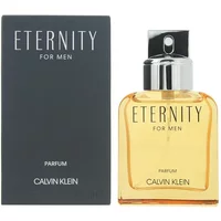 Calvin Klein Eternity For Men Parfum 50ml, clear bottle with silver cap, black box with white text.