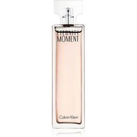 Calvin Klein Eternity Moment Eau De Parfum 30ml, tall rectangular glass bottle with pink liquid and silver cap.
