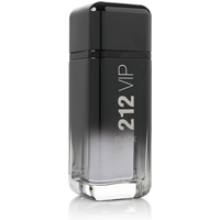Carolina Herrera 212 Vip Black Eau de Parfum, sleek black gradient bottle, silver lettering, 200ml spray.