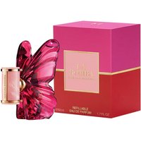 Pink butterfly-shaped Carolina Herrera La Bomba Eau de Parfum Spray 50ml with matching pink and red box.