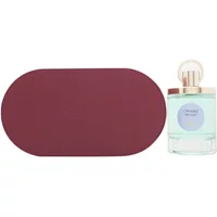 Caron L'invisible Qui Luit Eau De Cologne 100ml with clear bottle, round cap, and purple box.