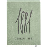Green textured box of Cerruti 1881 Pour Homme Eau de Toilette with bold black "1881" text.