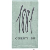 Cerruti 1881 Pour Homme Eau de Toilette Spray 25ml in a light green textured box with bold black "1881" text.