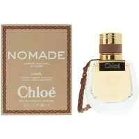 Chloé Nomade Jasmin Naturel Intense perfume, 30ml, in a clear bottle with gold cap and brown leather accent.