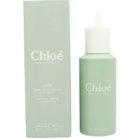 Chloé Rose Naturelle Eau De Parfum 150ml refill, pastel green bottle with white cap, matching box.