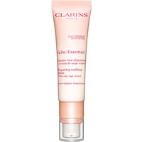 Clarins Calm-Essentiel Soothing Repairing Balm 30ml in a pink and white tube with a clear cap.