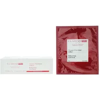 Clarins Pro Refreshing Lift Mask, red sachet with white label, next to white box with red accents.