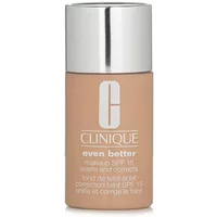 Clinique Even Better Makeup SPF 15 Ivory, beige bottle with white cap and Clinique logo.