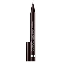 Black Clinique liquid eyeliner pen with a fine tip and silver branding on the cap.
