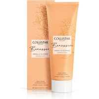 Orange tube of Collistar Benessere Body Scrub 250ml with matching box, featuring elegant script and floral design.