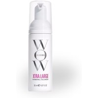 White Color Wow Bombshell Volumizer bottle, 200ml, with bold black text and pink accents.