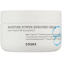 White CosRx Hydrium Moisture Power Enriched Cream jar with blue accents and black text, 50ml size.