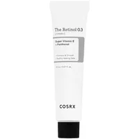 White tube of CosRx The Retinol 0.3 Cream 20ml with black text and gray label accents.
