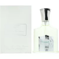 Clear glass bottle of Creed Acqua Fiorentina Perfume Oil 75ml with silver cap and elegant label design.