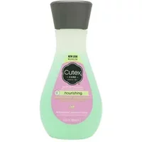 Cutex Nourishing Nail Polish Remover 100ml, light green bottle with black cap and pink label.