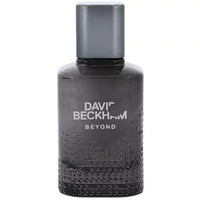 Dark gray David Beckham Beyond Eau De Toilette 60ml bottle with textured base and sleek silver cap.