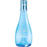 Blue Davidoff Cool Water Woman Eau De Toilette 30ml bottle with silver cap and elegant curved design.