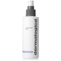 White Dermalogica UltraCalming Mist bottle with gray spray nozzle and purple accent, 177 ml size.