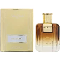 Diane Castel Feu Ardent Eau De Parfum 100ml, gold and amber gradient bottle with matching gold box.