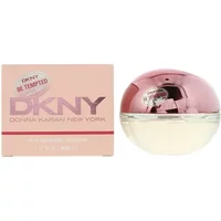 DKNY Be Tempted Eau So Blush perfume, 50ml, pink apple-shaped bottle with matching box.