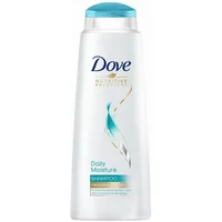 White Dove Nutritive Solutions Daily Moisture Shampoo bottle, 400ml, with blue cap and teal accents.