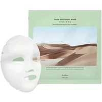 Dr. Althea Oasis Soothing Sheet Mask in green packaging with desert landscape, white mask beside it.
