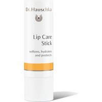 White Dr. Hauschka Lip Care Stick with orange band, 4.9g, labeled for softening and hydrating lips.