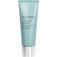 ELEMIS Pro-Collagen Glow Boost Exfoliator 100ml in a light blue tube with silver cap and white text.