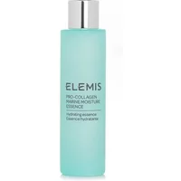 Turquoise bottle of ELEMIS Pro-Collagen Marine Moisture Essence with silver cap, 100ml size.