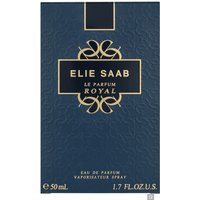 Elie Saab Le Parfum Royal 50ml in a dark blue box with gold accents and elegant script.