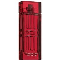 Red rectangular Elizabeth Arden Red Door Eau de Toilette bottle, 50ml, with door design and brand name in white text.