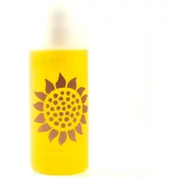 Yellow Elizabeth Arden Sunflowers deodorant spray 150ml with brown sunflower design and white cap.