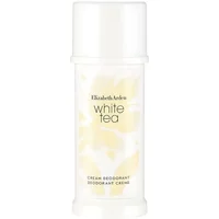White cylindrical Elizabeth Arden White Tea Cream Deodorant 40ml with subtle floral design and black text.