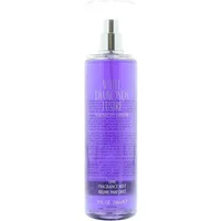 Purple Elizabeth Taylor White Diamonds Lustre Body Mist 236ml with silver spray nozzle and clear cap.