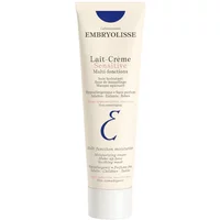 Embryolisse Lait-Creme Sensitive 100ml, white tube with blue logo and text, for sensitive skin moisturizing.